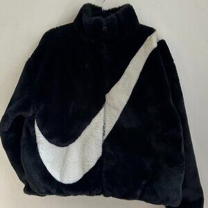 NIKE Furry Swoosh Jacket in Size M